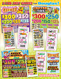 CARNIVAL JOE™, CRITTER JOE™ & HOT WINGS JOE™