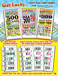 LUCKY MONEY&trade;, LUCKY ROLL&trade;, LUCKY TICKET&trade;
